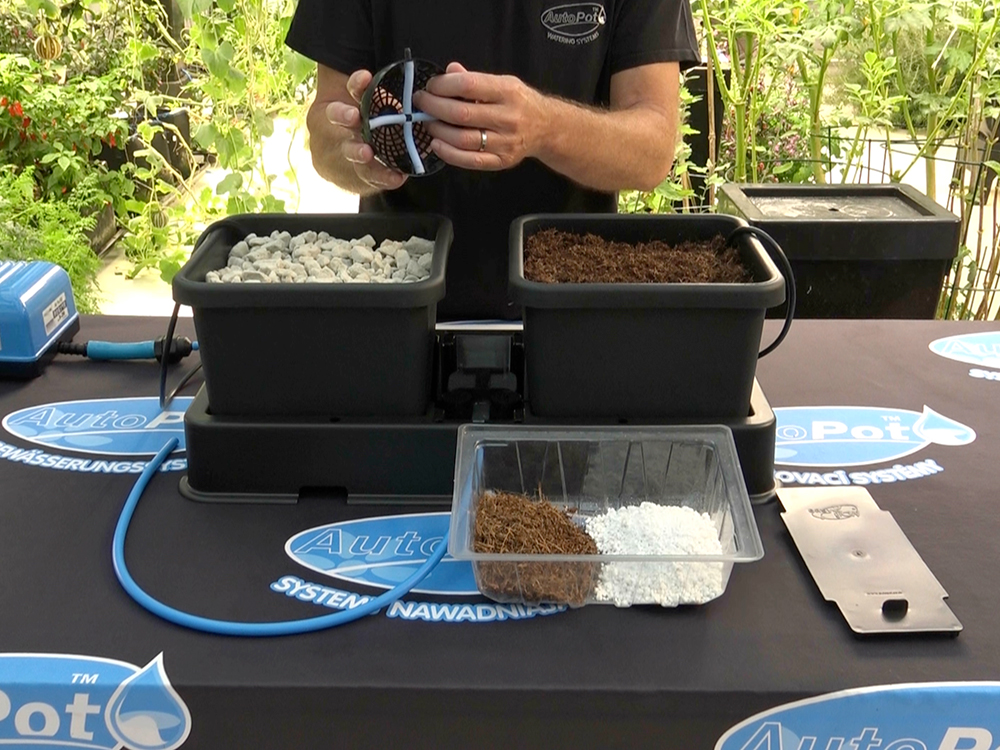 AutoPot MD Jason Ralph-Smith shows off in the undercarriage of an AirDome