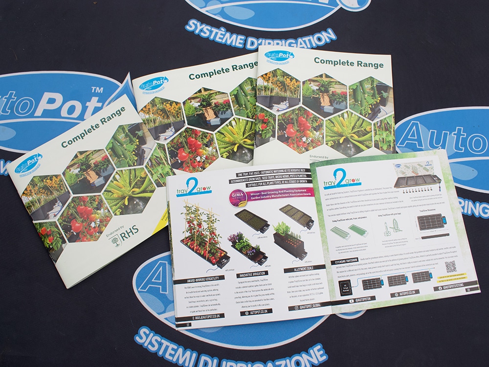 A few copies of our new brochure just casually
chilling out at HQ, ‘c’mon guys, there’s work to do!’