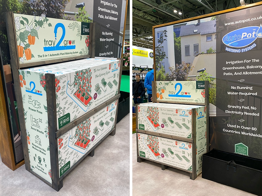 The prototype 2-tier Tray2Grow FSDU