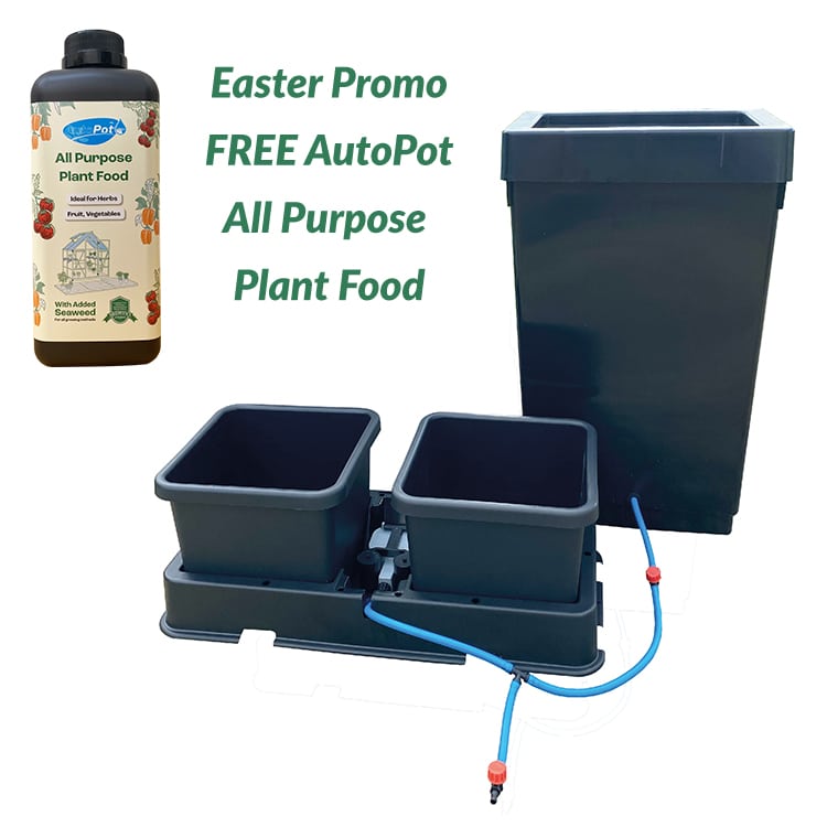 easy2grow Kit + Free AutoPot Plant Food (1L)