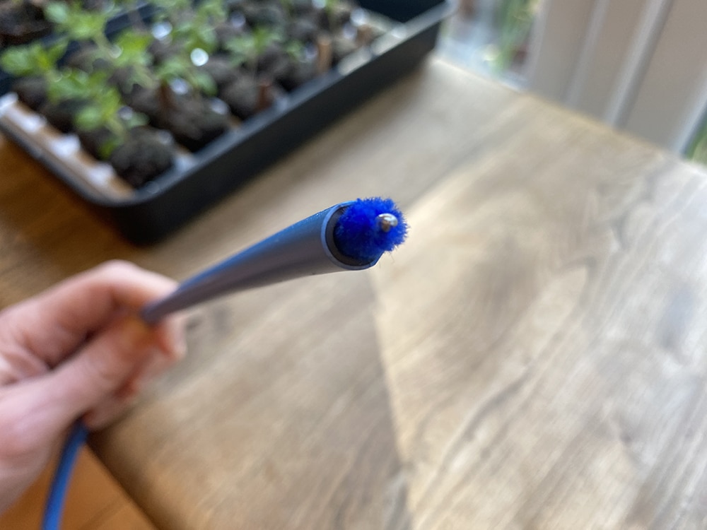 Clean sweep - the 9mm / 3/8” brush head is a snug yet smooth fit