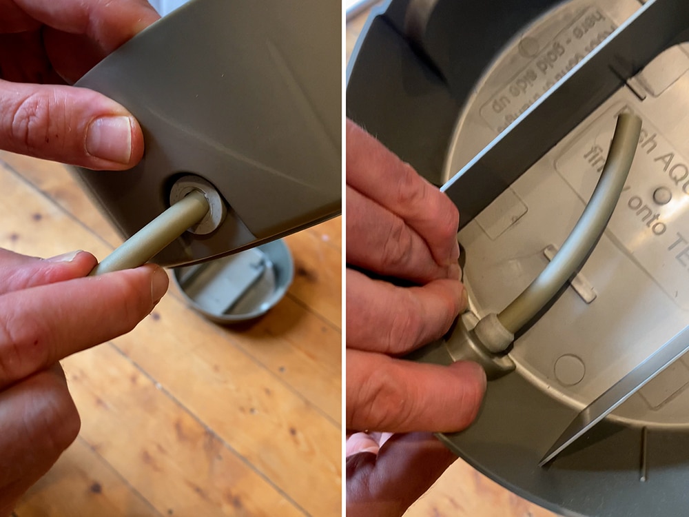 Happiness is a snug-fitting pipe - to those ends, always remember to fit your grommets