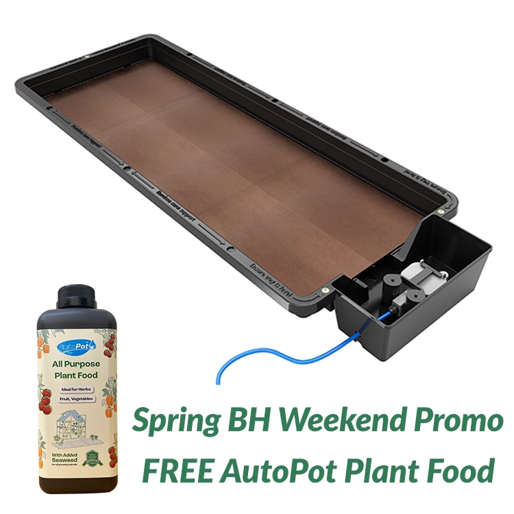 Tray2Grow Slim Kit + Free AutoPot Plant Food (1L)