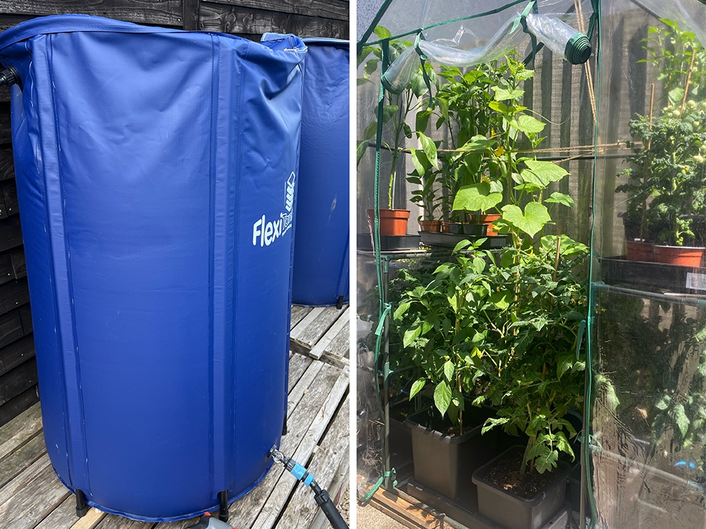 Cool in the shade
-
an out-of-the-sun spot outside your grow space
is the ideal location for your reservoir